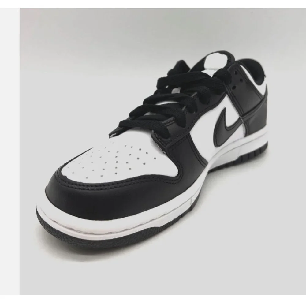 Nike Dunk Low Retro White Black Panda CW1590-100 Kids Sneakers Shoes - Picture 12 of 14